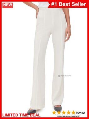 High Rise Wide Leg Pleated Palazzo Work Pants